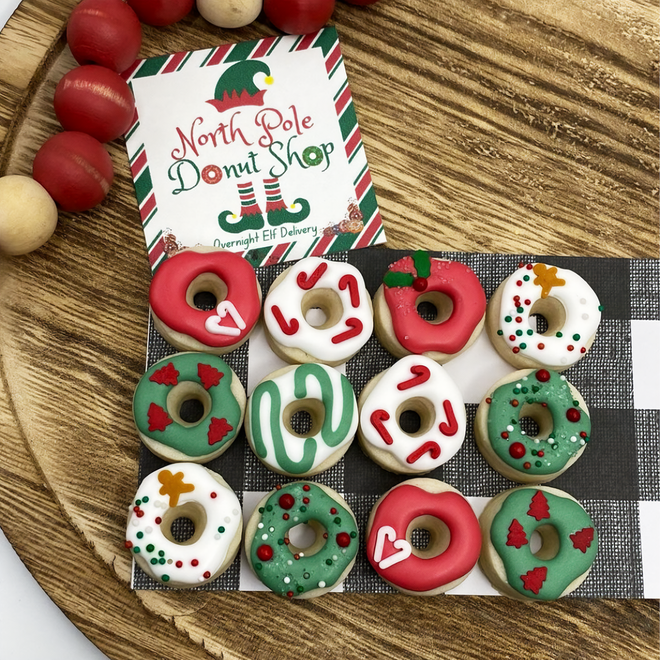 Tiny Elf Donut Cookie Multi-Cutter & Dough Popper