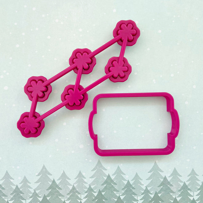 Tiny Snowflake Multi-Cutter and Dough Popper (for Elf Cookies)