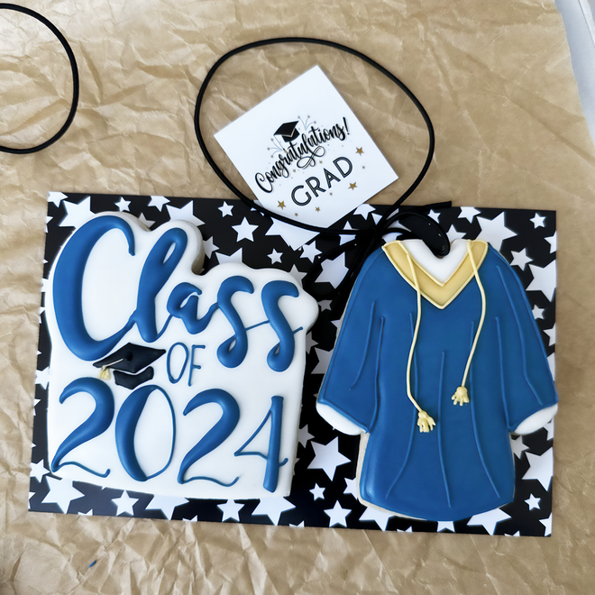 Graduation Gown Cookie Cutter