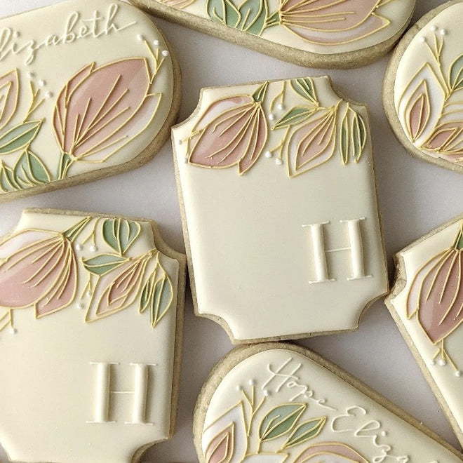 thumbnail image 2 of Floral Frame Graduate Cookie Mold/Cutter – My Sweet Cutter – Made In Italy – PLA 2 of 6