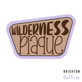 Wilderness Plaque