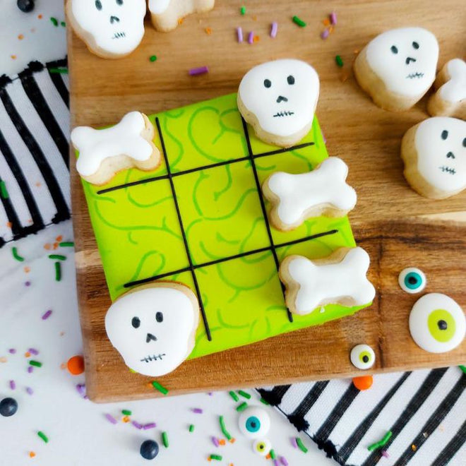 Tiny Halloween Multi-Cutter and Dough Poppers (Tic Tac Toe cutters)