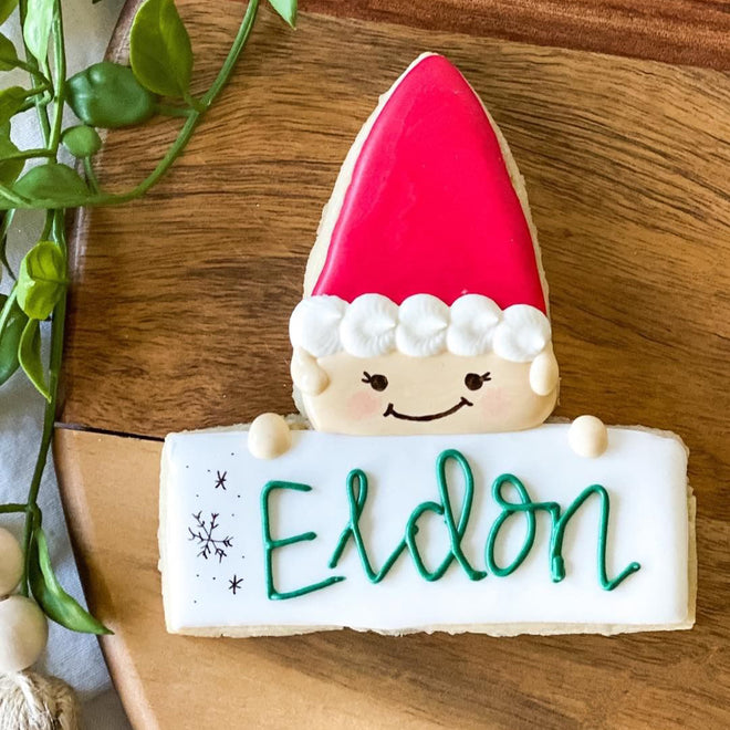 Peeking Elf Plaque