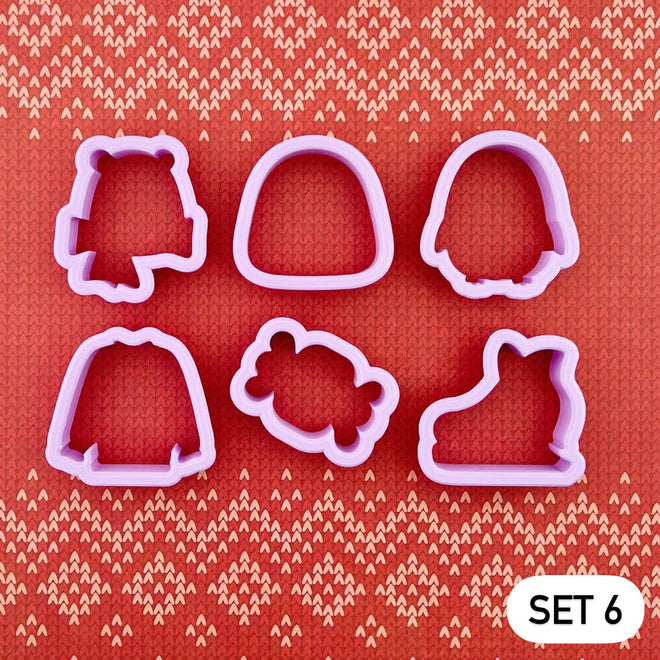 Chubby Teddy Bear Cookie Cutter, Woodland Cookie Cutters