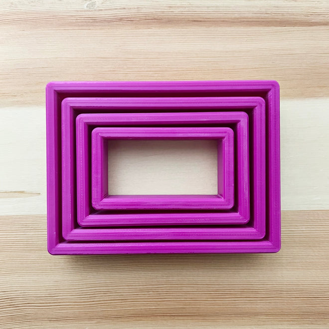 Nesting Rectangles Set of 4 Cookie Cutters