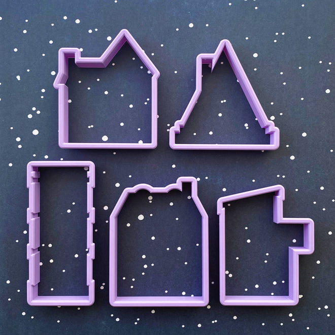 Arlo's Cookies Houses (Set of 5 Cookie Cutters) - CIJ DOORBUSTER