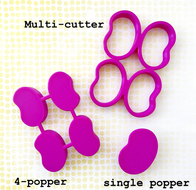 Mini Jelly Bean Multi-Cutter (and optional popper)