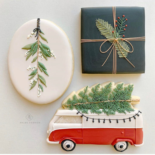 Vintage Camper with Tree (Size Large) - CIJ SALE *