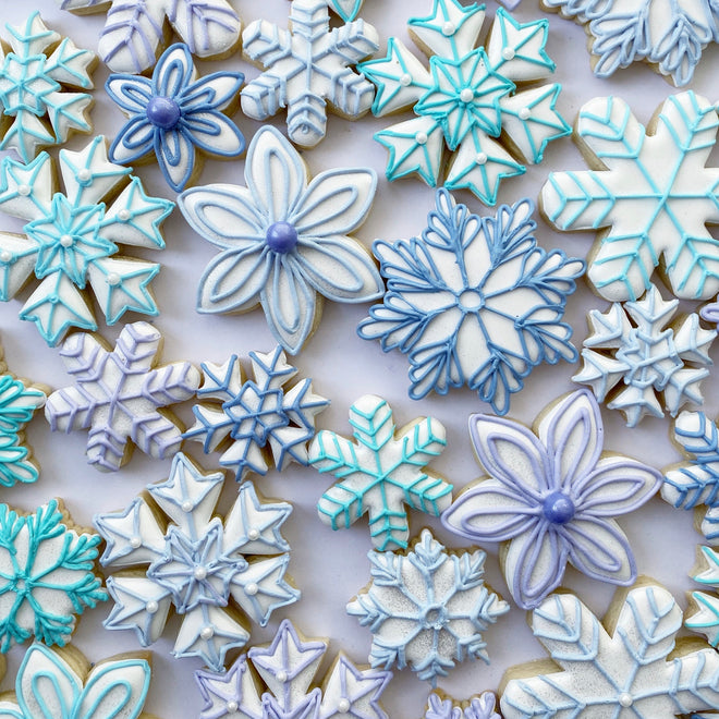 Snowflake and Flower Set of 8