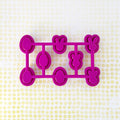 Tiny Bunny and Egg Tic Tac Toe Multi-Cutter and Dough Popper