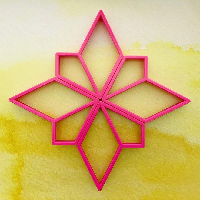 8 Pointed Star Platter Multi-Cutter (Design B) - CIJ SALE
