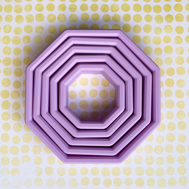 Nested Octogons Nesting Octagons Set of 5 (Big Basics Sale) | Brighton Cutters LLC