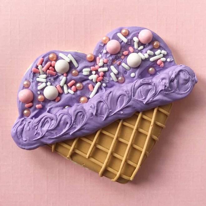 Double Scoop Ice Cream Heart