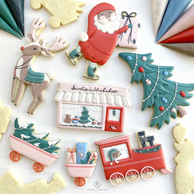 Arlo's Cookies Santa's Holiday Workshop Cutters