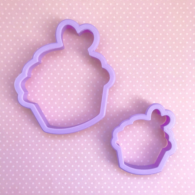 Heart Cupcake - Mini (2.5 in.)